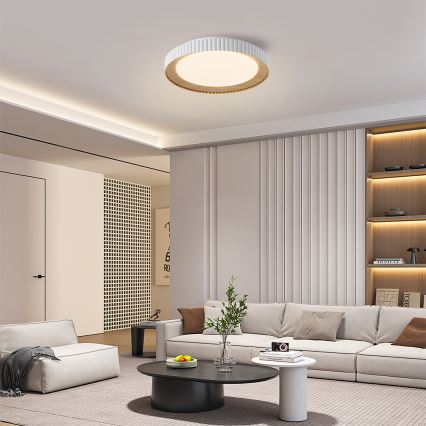 Brilagi - Plafonnier LED dimmable NEXO LED/48W/230V 3000-6000K blanc Ø 43 cm + télécommande