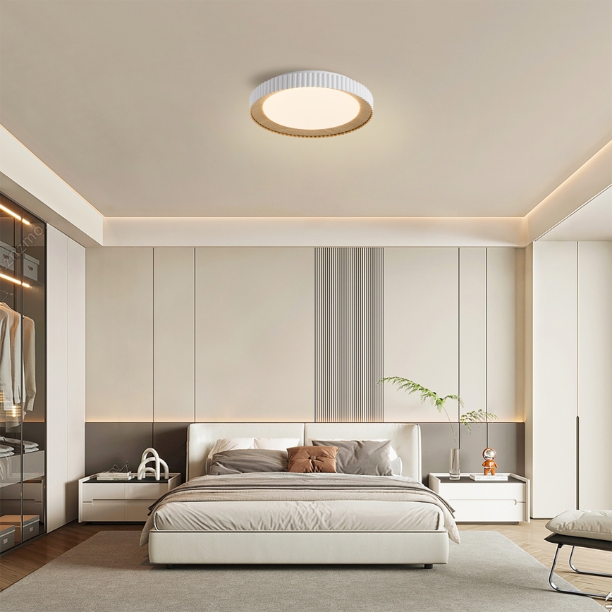 Brilagi - Plafonnier LED dimmable NEXO LED/48W/230V 3000-6000K blanc Ø 43 cm + télécommande