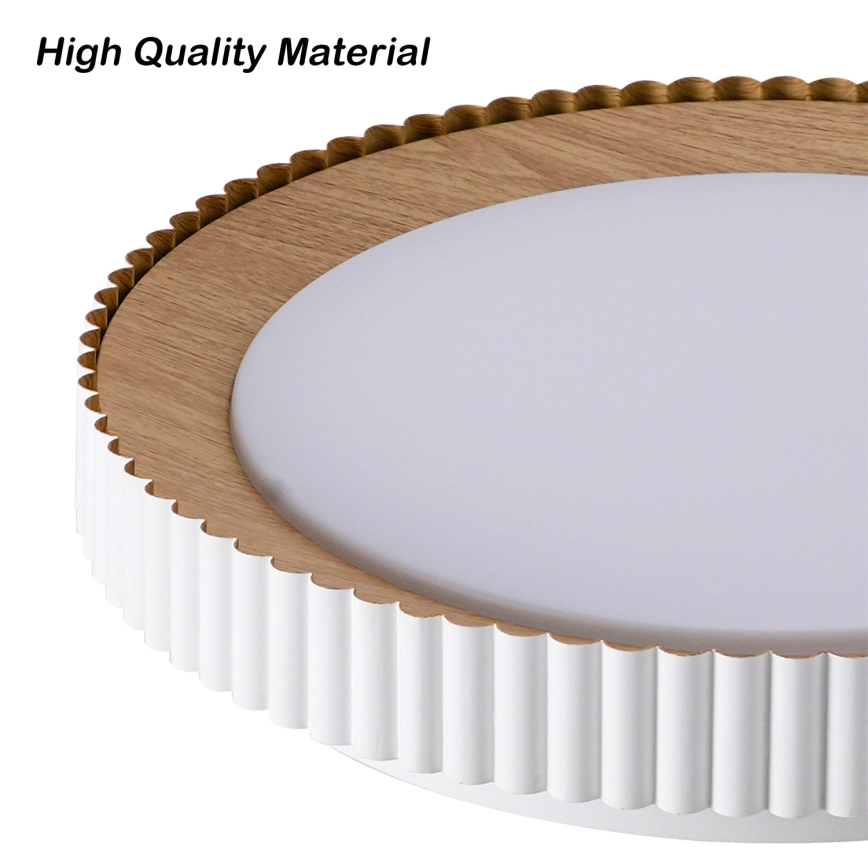Brilagi - Plafonnier LED dimmable NEXO LED/48W/230V 3000-6000K blanc Ø 43 cm + télécommande