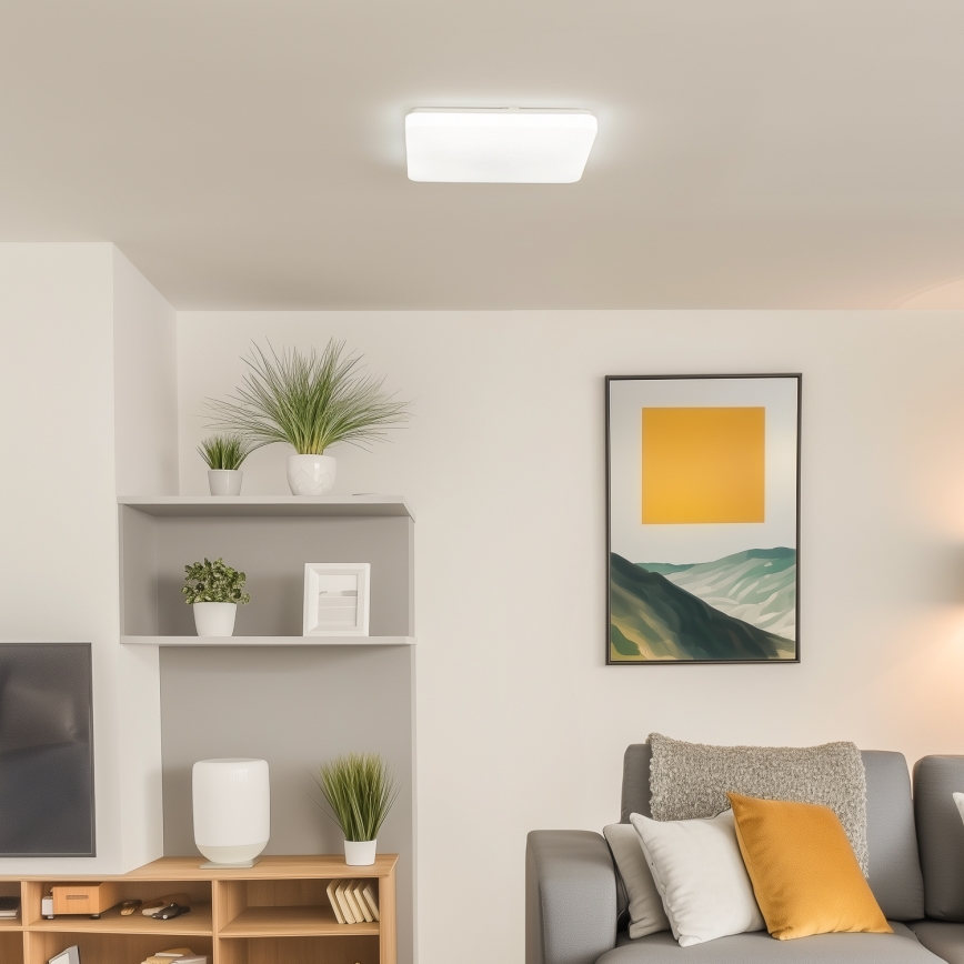 Brilagi - Plafonnier LED dimmable OPAL LED/24W/230V 37,5x37,5 cm 3000/4000/6500K + télécommande