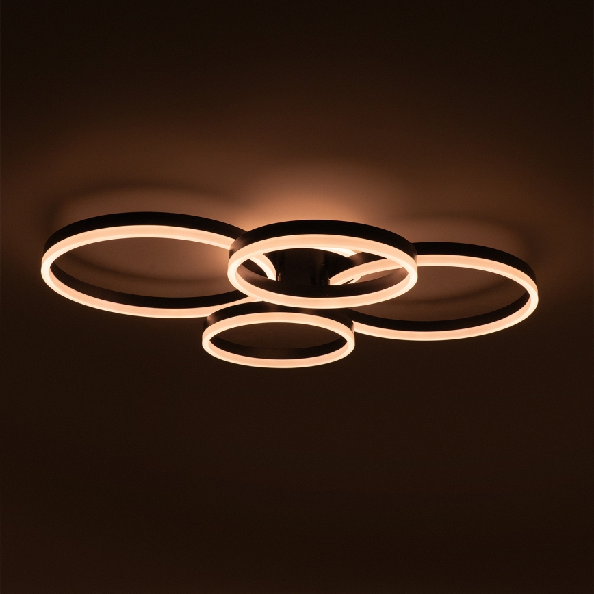 Brilagi - Plafonnier LED dimmable ORBITS LED/52W/230V 3000-6000K avec télécommande