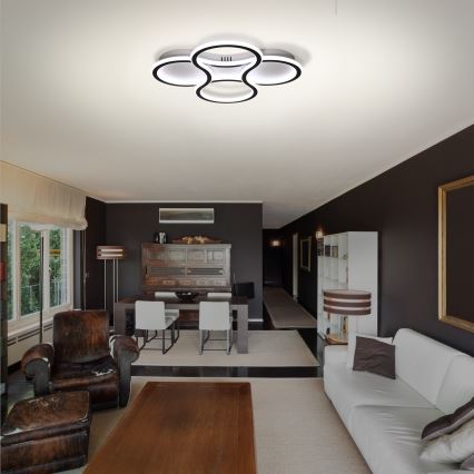 Brilagi - Plafonnier LED dimmable ORELLI LED/53W/230V 3000-6000K avec télécommande
