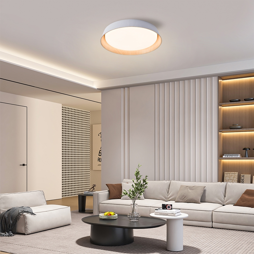 Brilagi - Plafonnier LED dimmable ORINO LED/54W/230V 3000–6000K blanc Ø 43 cm + télécommande
