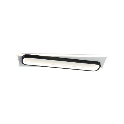 Brilagi - Plafonnier LED dimmable OUTLINE LED/52W/230V 3000-6000K 15x60 cm blanc/noir + télécommande