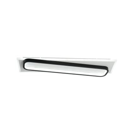 Brilagi - Plafonnier LED dimmable OUTLINE LED/52W/230V 3000-6000K 15x60 cm blanc/noir + télécommande