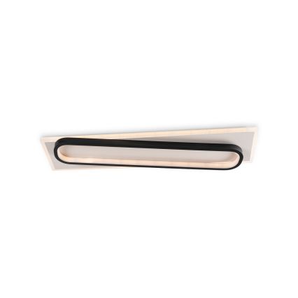 Brilagi - Plafonnier LED dimmable OUTLINE LED/52W/230V 3000-6000K 15x60 cm blanc/noir + télécommande