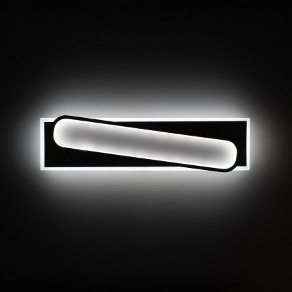 Brilagi - Plafonnier LED dimmable OUTLINE LED/52W/230V 3000-6000K 15x60 cm blanc/noir + télécommande