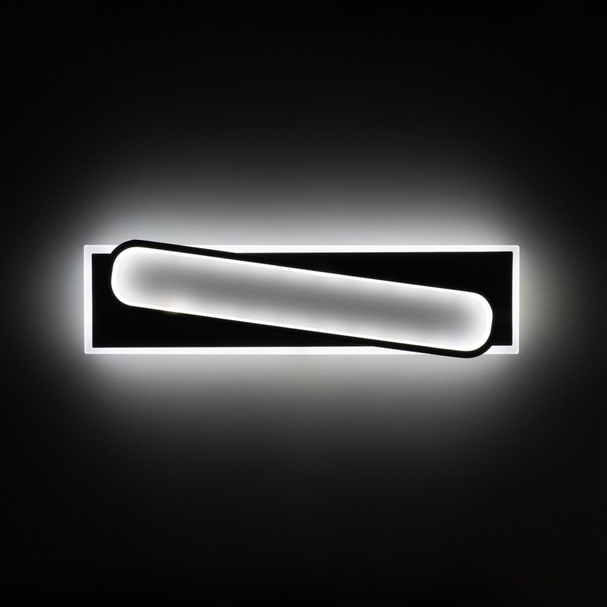 Brilagi - Plafonnier LED dimmable OUTLINE LED/52W/230V 3000-6000K 15x60 cm blanc/noir + télécommande