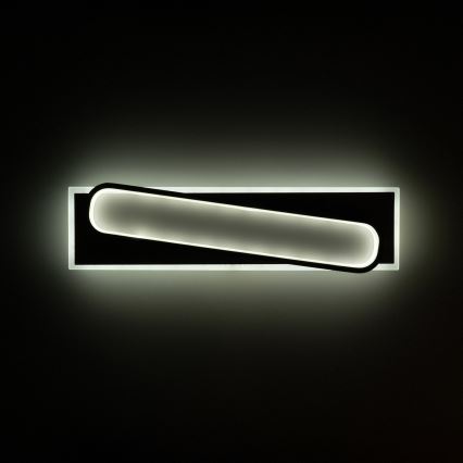 Brilagi - Plafonnier LED dimmable OUTLINE LED/52W/230V 3000-6000K 15x60 cm blanc/noir + télécommande