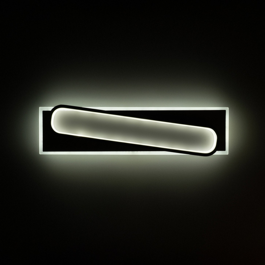 Brilagi - Plafonnier LED dimmable OUTLINE LED/52W/230V 3000-6000K 15x60 cm blanc/noir + télécommande