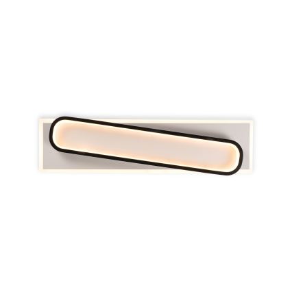 Brilagi - Plafonnier LED dimmable OUTLINE LED/52W/230V 3000-6000K 15x60 cm blanc/noir + télécommande