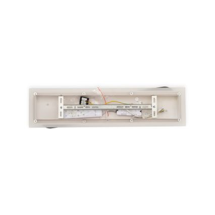 Brilagi - Plafonnier LED dimmable OUTLINE LED/52W/230V 3000-6000K 15x60 cm blanc/noir + télécommande