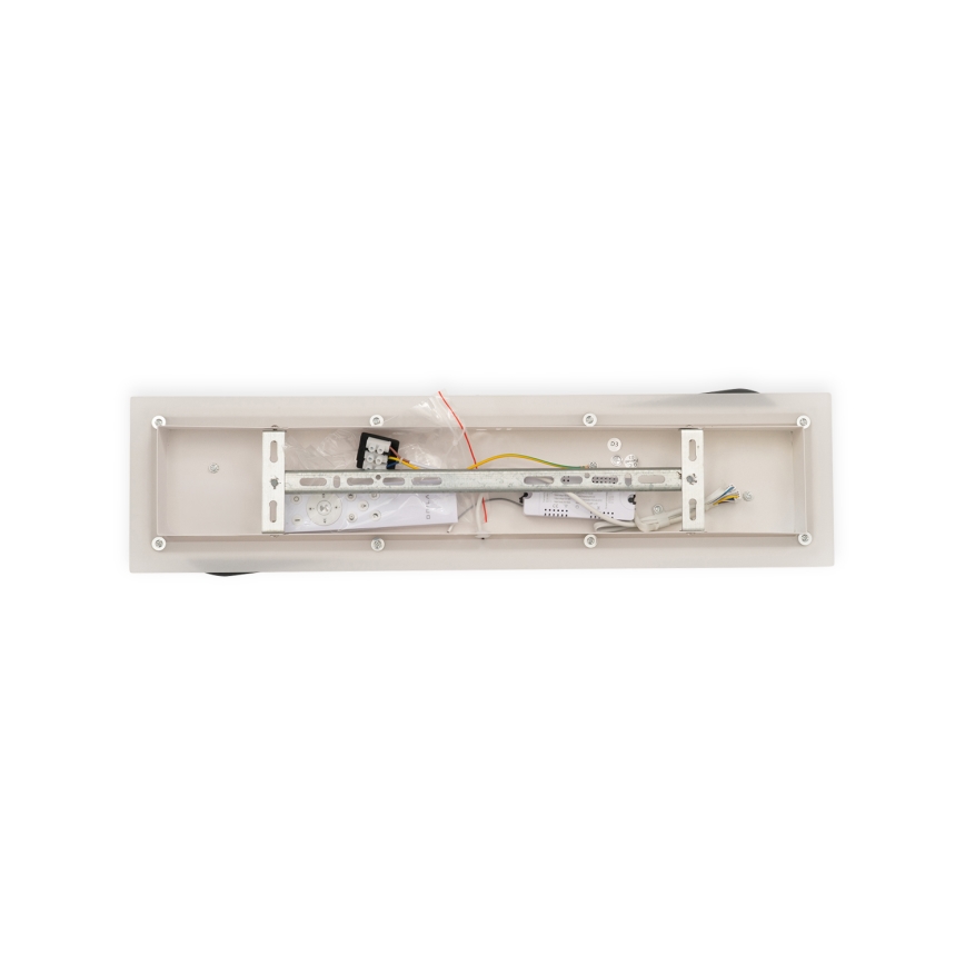 Brilagi - Plafonnier LED dimmable OUTLINE LED/52W/230V 3000-6000K 15x60 cm blanc/noir + télécommande