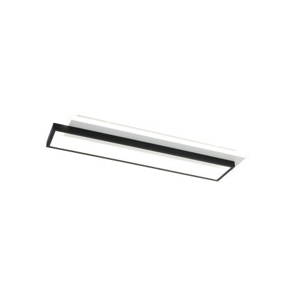 Brilagi - Plafonnier LED dimmable OUTLINE LED/66W/230V 3000-6000K 15x60 cm blanc/noir + télécommande