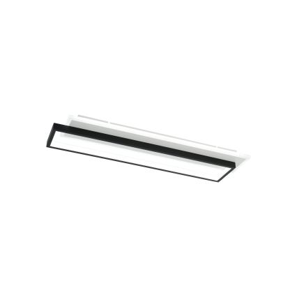 Brilagi - Plafonnier LED dimmable OUTLINE LED/66W/230V 3000-6000K 15x60 cm blanc/noir + télécommande