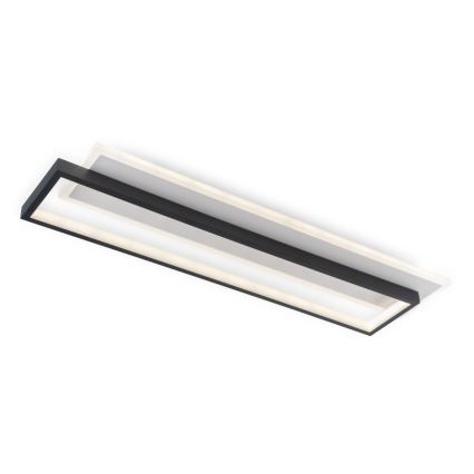 BRILAGI - Plafonnier LED dimmable OUTLINE LED/66W/230V 3000-6000K 15x60 cm blanc/noir + télécommande