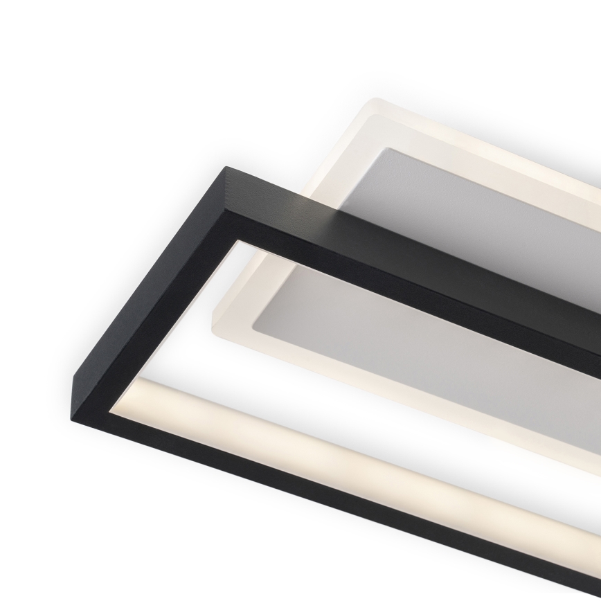 BRILAGI - Plafonnier LED dimmable OUTLINE LED/66W/230V 3000-6000K 15x60 cm blanc/noir + télécommande