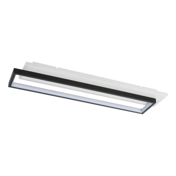 Brilagi - Plafonnier LED dimmable OUTLINE LED/66W/230V 3000-6000K 15x60 cm blanc/noir + télécommande