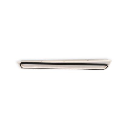Brilagi - Plafonnier LED dimmable OUTLINE LED/90W/230V 3000-6000K 18x100 cm blanc/noir + télécommande