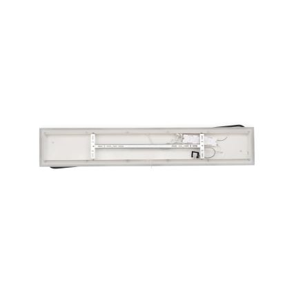 Brilagi - Plafonnier LED dimmable OUTLINE LED/90W/230V 3000-6000K 18x100 cm blanc/noir + télécommande