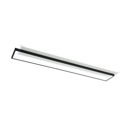 Brilagi - Plafonnier LED dimmable OUTLINE LED/90W/230V 3000-6000K 18x100 cm blanc/noir + télécommande