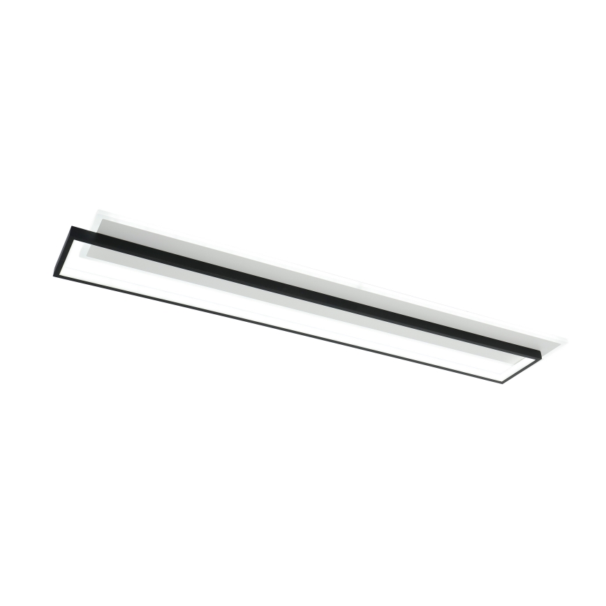 Brilagi - Plafonnier LED dimmable OUTLINE LED/90W/230V 3000-6000K 18x100 cm blanc/noir + télécommande