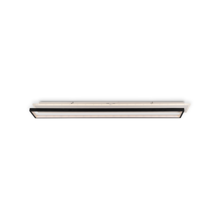 Brilagi - Plafonnier LED dimmable OUTLINE LED/90W/230V 3000-6000K 18x100 cm blanc/noir + télécommande