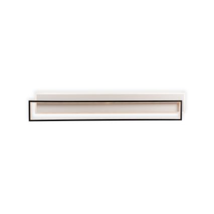 Brilagi - Plafonnier LED dimmable OUTLINE LED/90W/230V 3000-6000K 18x100 cm blanc/noir + télécommande