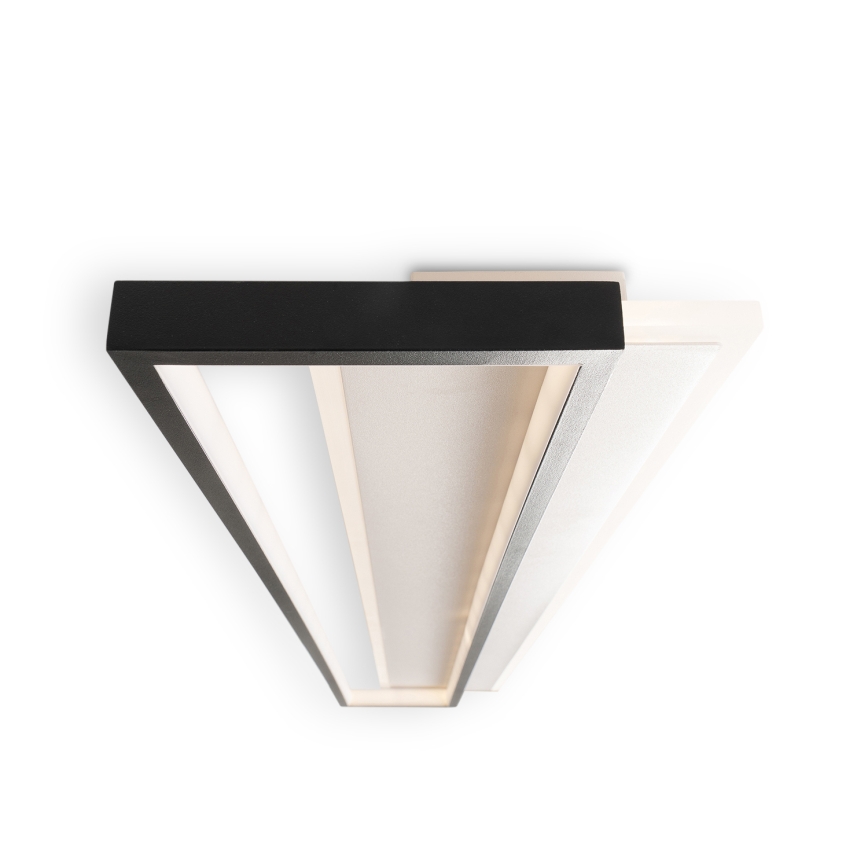 Brilagi - Plafonnier LED dimmable OUTLINE LED/90W/230V 3000-6000K 18x100 cm blanc/noir + télécommande