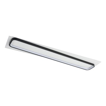 Brilagi - Plafonnier LED dimmable OUTLINE LED/90W/230V 3000-6000K 18x100 cm blanc/noir + télécommande