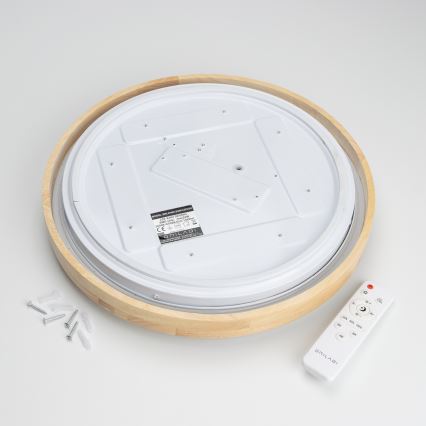 Brilagi - Plafonnier LED dimmable PINE LED/24W/230V Ø 42 cm 3000-6500K + télécommande