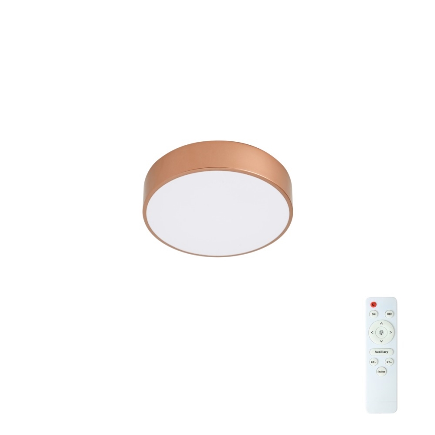 Brilagi - Plafonnier LED dimmable POOL LED/24W/230V 3000-6000K diam. 20 cm bronze + télécommande