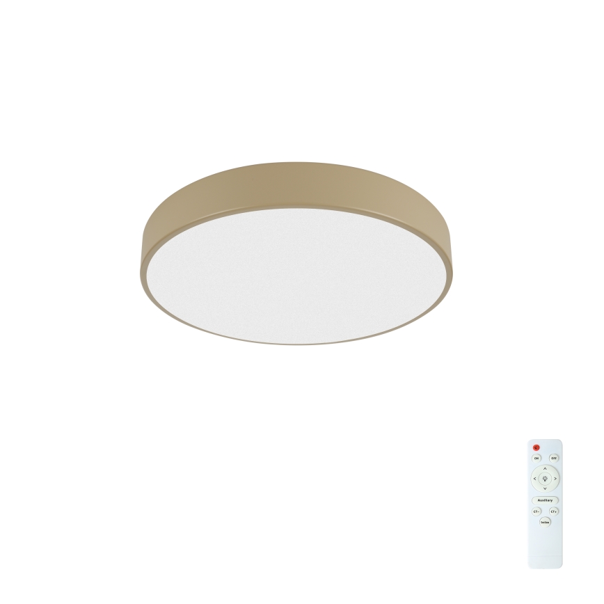 Brilagi - Plafonnier LED dimmable POOL LED/36W/230V 3000-6000K Ø 30 cm beige + télécommande