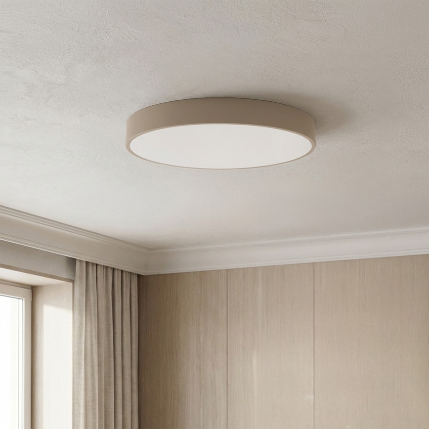 Brilagi - Plafonnier LED dimmable POOL LED/36W/230V 3000-6000K Ø 30 cm beige + télécommande