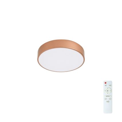 BRILAGI - plafonnier LED dimmable POOL LED/36W/230V 3000-6000K Ø 30 cm cuivré + télécommande