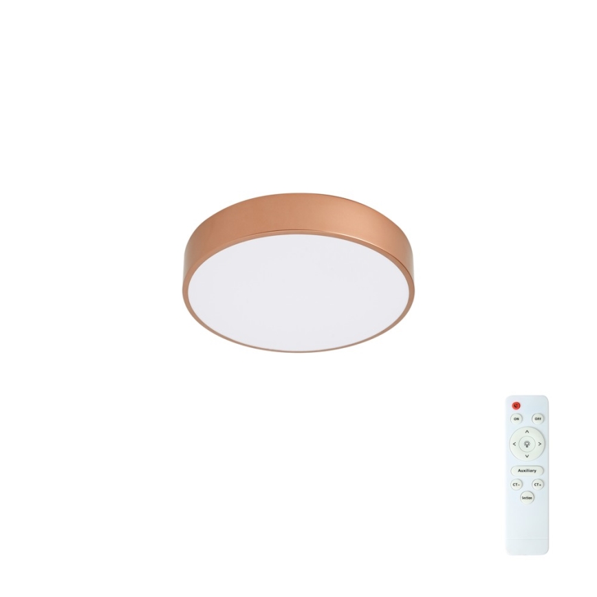 BRILAGI - plafonnier LED dimmable POOL LED/36W/230V 3000-6000K Ø 30 cm cuivré + télécommande