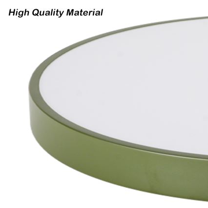 Brilagi - Plafonnier LED dimmable POOL LED/48W/230V 3000–6000K Ø 40 cm vert + télécommande