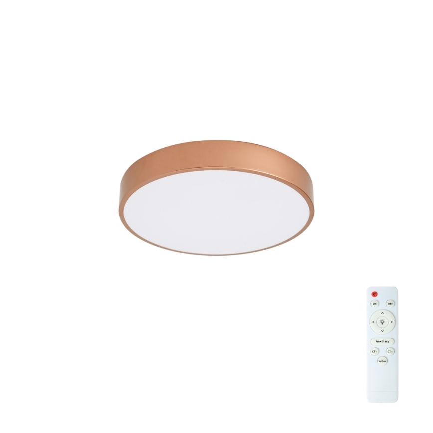 BRILAGI - Plafonnier LED dimmable POOL LED/48W/230V 3000-6000K Ø 40 cm bronze + télécommande