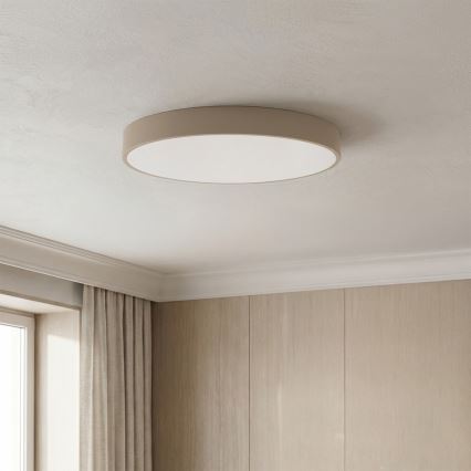 Brilagi - Plafonnier LED dimmable POOL LED/50W/230V 3000-6000K Ø 40 cm beige + télécommande