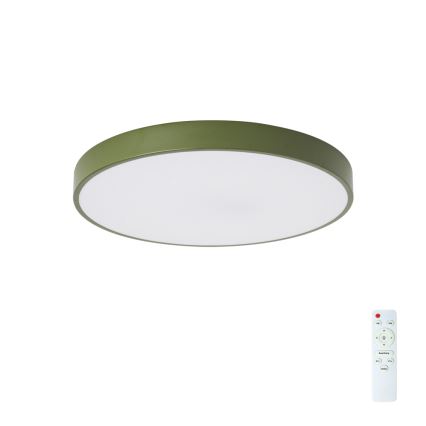 Brilagi - Plafonnier LED dimmable POOL LED/60W/230V 3000-6000K Ø 50 cm vert + télécommande