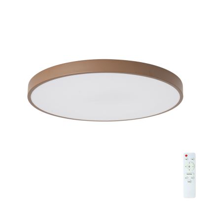Brilagi - Plafonnier LED dimmable POOL LED/60W/230V 3000-6000K Ø 60 cm marron + télécommande