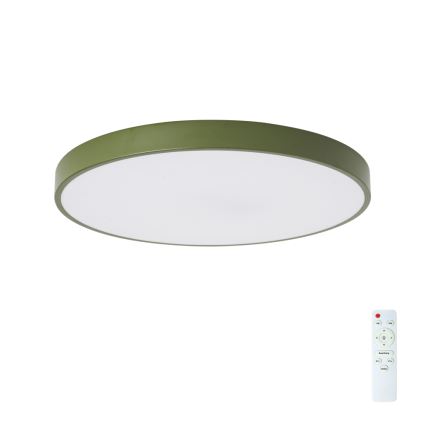 Brilagi - Plafonnier LED dimmable POOL LED/60W/230V 3000-6000K diam. 60 cm vert + télécommande