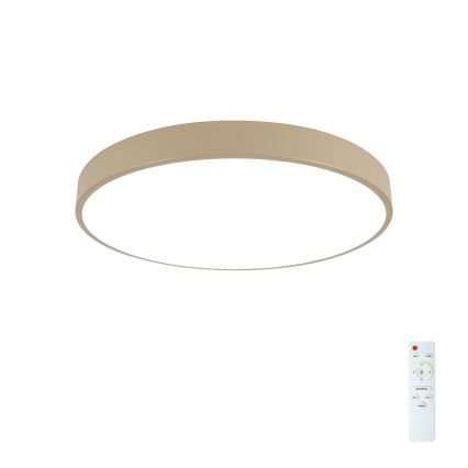 Brilagi - Plafonnier LED dimmable POOL LED/60W/230V 3000-6000K diamètre 50 cm beige + télécommande
