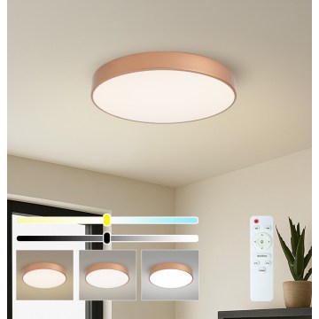 Brilagi - Plafonnier LED dimmable POOL LED/60W/230V 3000-6000K Ø 50 cm bronze + télécommande