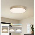 Brilagi - Plafonnier LED dimmable POOL LED/60W/230V 3000-6000K Ø 50 cm doré + télécommande