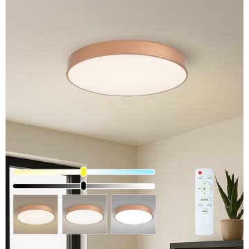 BRILAGI - Plafonnier LED dimmable POOL LED/60W/230V 3000-6000K Ø 60 cm cuivré + télécommande