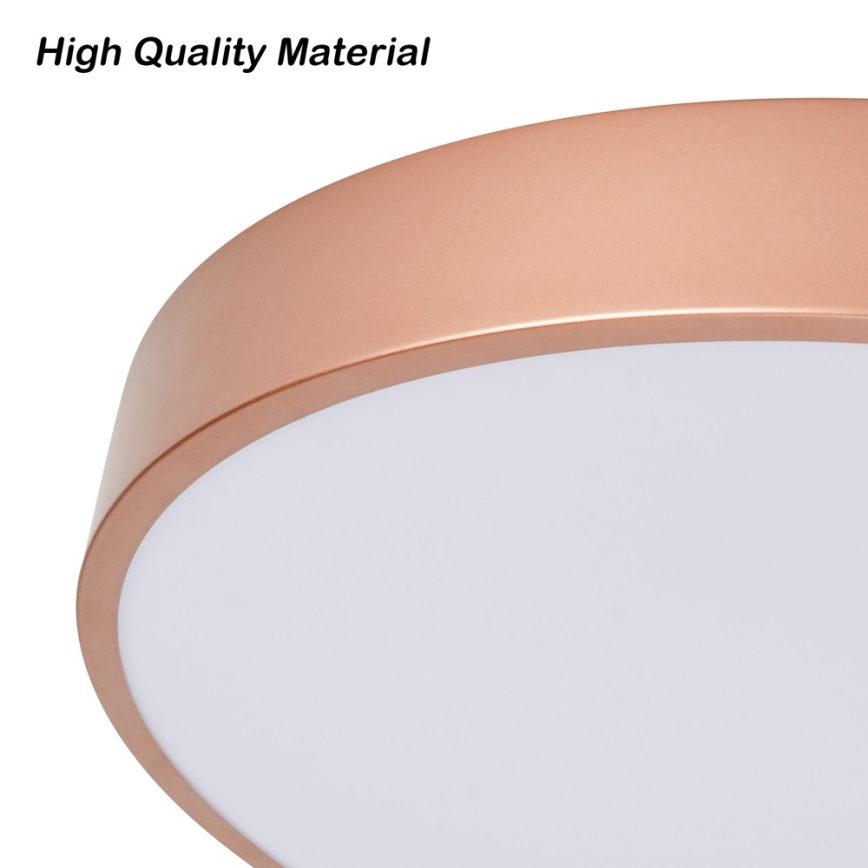 Brilagi - Plafonnier LED dimmable POOL LED/60W/230V 3000-6000K Ø 50 cm bronze + télécommande