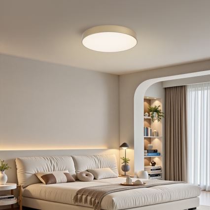 Brilagi - Plafonnier LED dimmable POOL LED/60W/230V 3000-6000K Ø 50 cm doré + télécommande