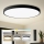 Brilagi - Plafonnier LED dimmable POOL SMART LED/180W/230V 3000-6000K Ø 120 cm Wi-Fi Tuya noir + télécommande