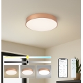 BRILAGI - Plafonnier LED dimmable POOL SMART LED/48W/230V 3000-6000K Ø 40 cm Wi-Fi Tuya cuivré + télécommande